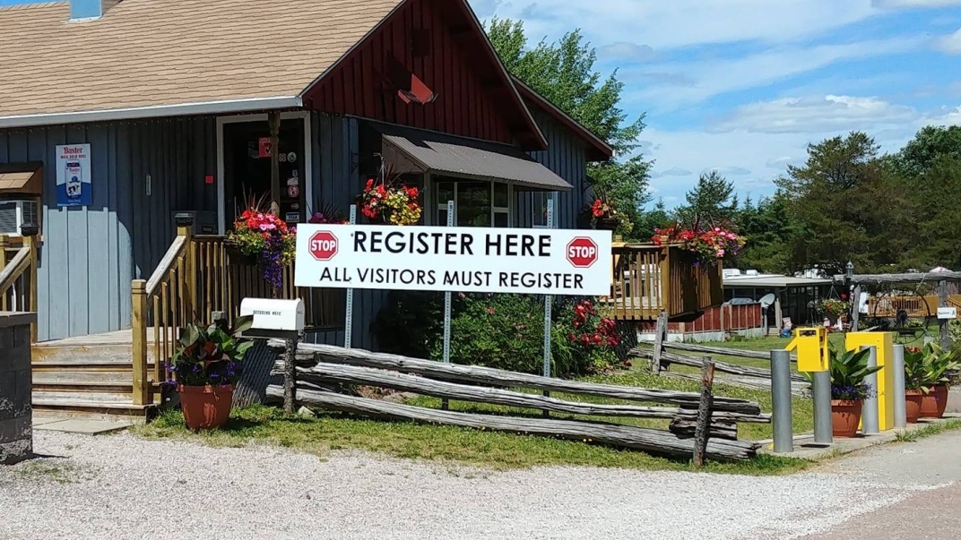 main office of the TNT Campground