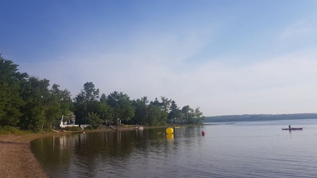 shot of the water at lake george family campground