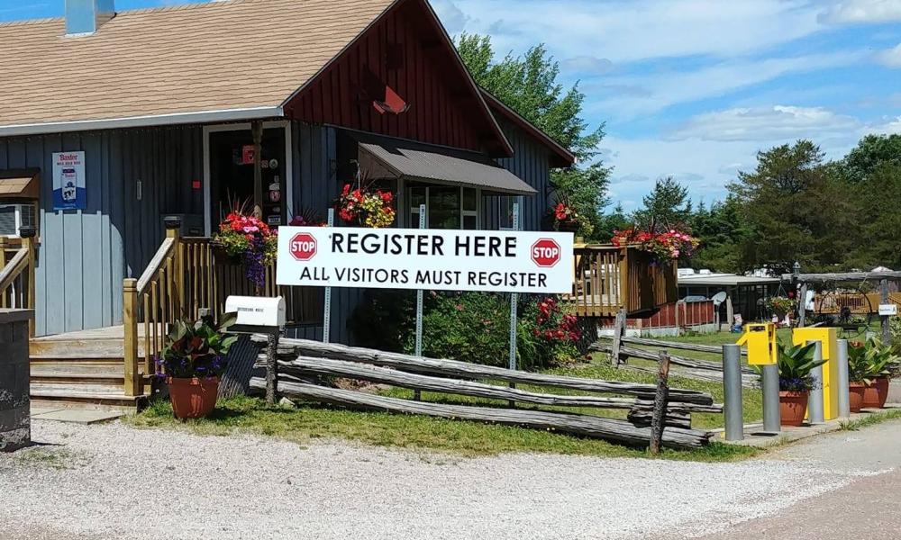 main office of the TNT Campground