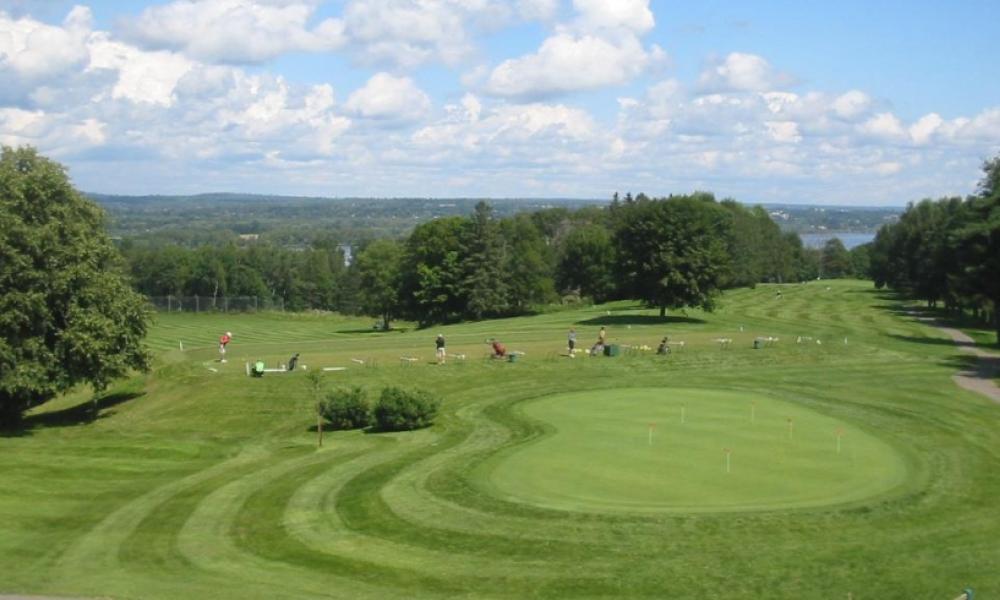 outdoor shot of the greens at Fredericton Golf Club